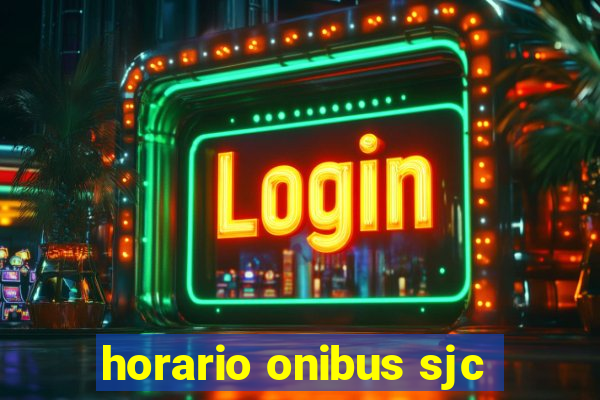 horario onibus sjc